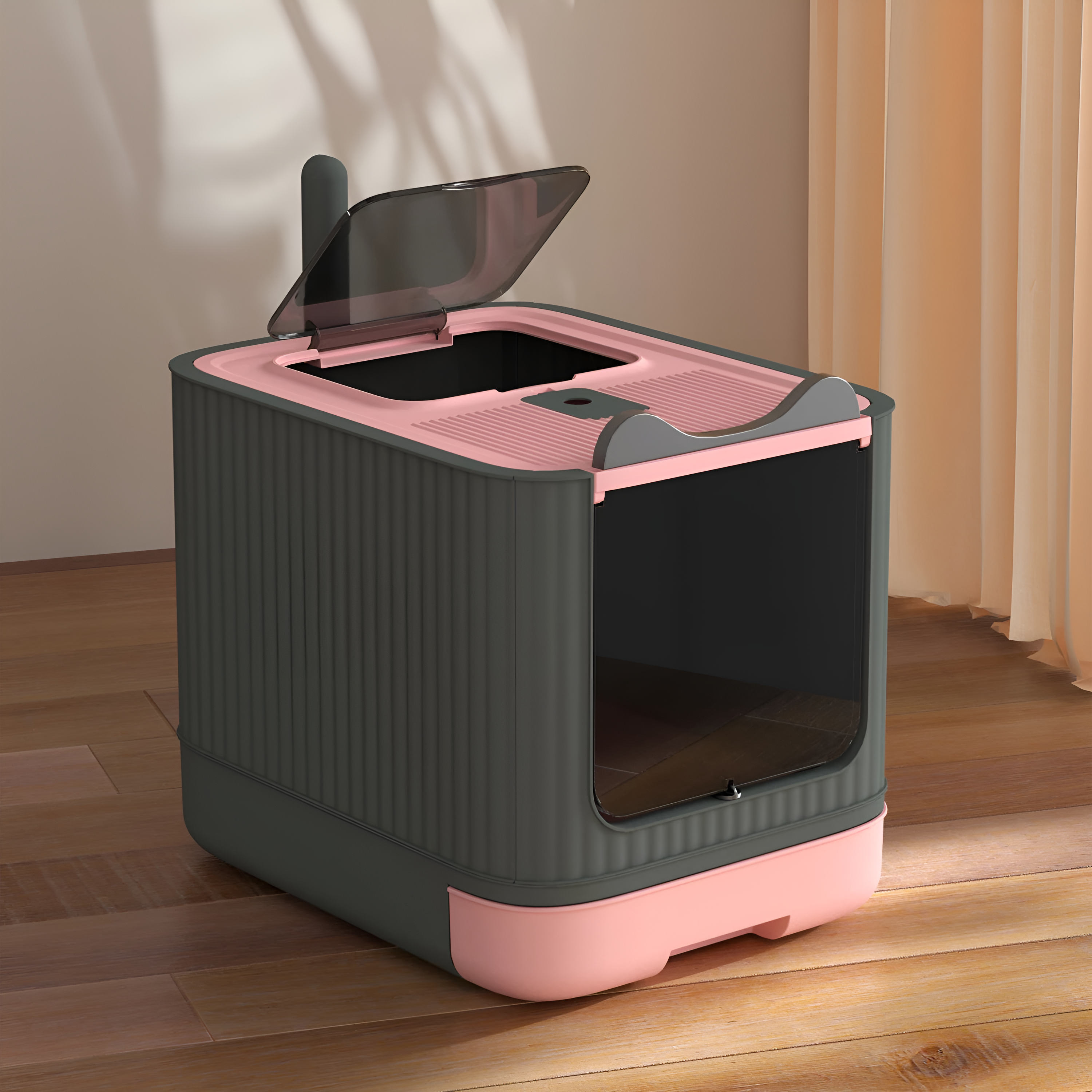 Privacy Purr Litter Box